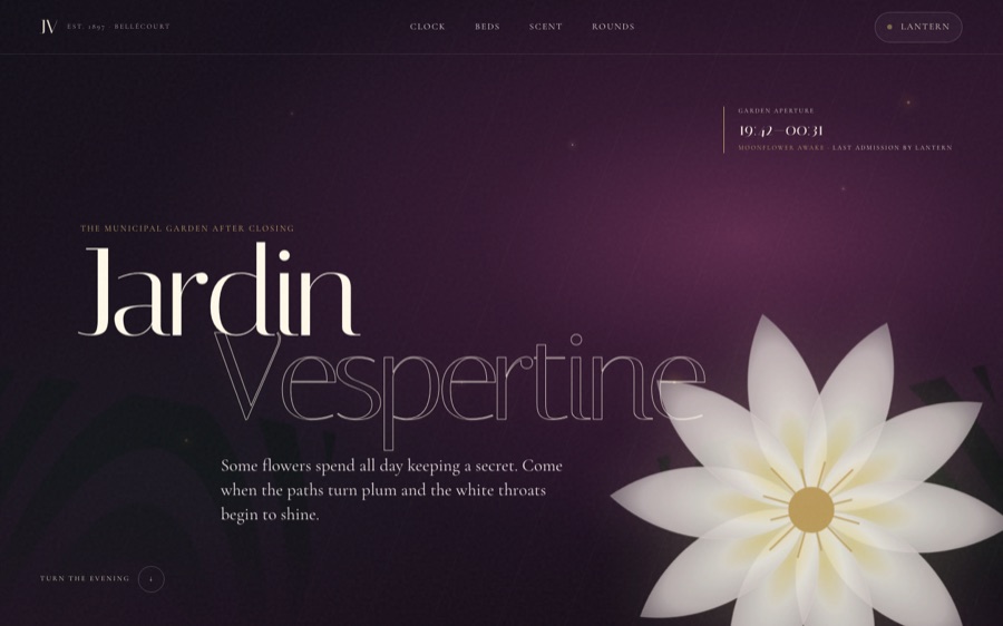 Jardin Vespertine — The Night-Blooming Garden (FABLE/175)