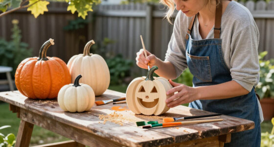 Gardener Transforms Scrap Wood Into The Cutest Pumpkins You'll Want To Recreate