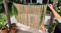 Skip Traditional Fences: Add Privacy To Your Yard With This Boho-Inspired Idea