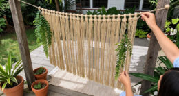 Skip Traditional Fences: Add Privacy To Your Yard With This Boho-Inspired Idea