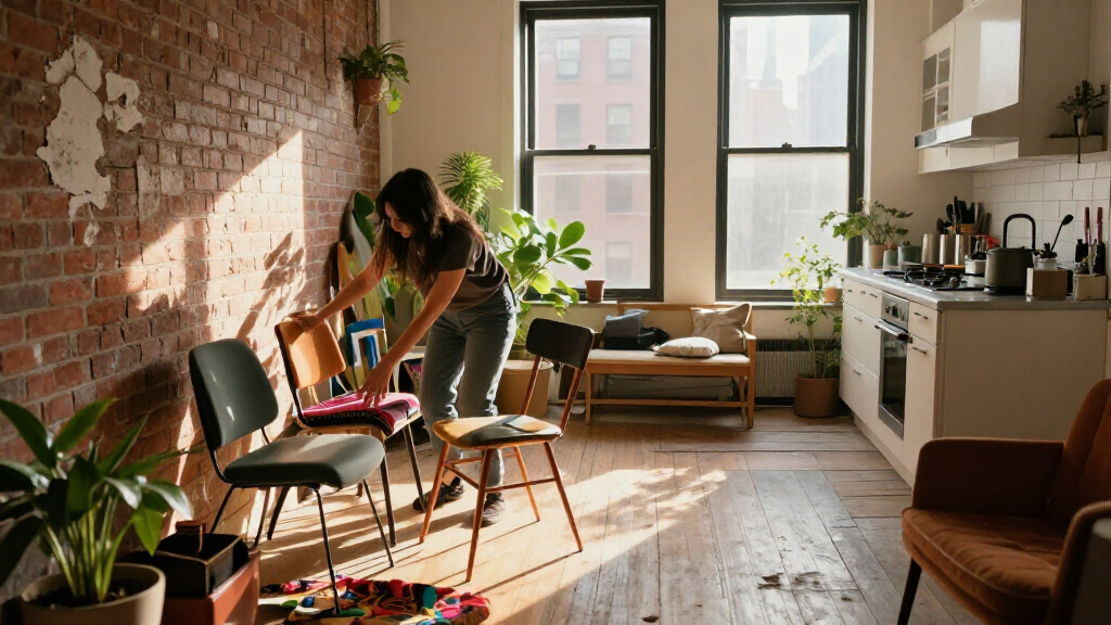 The Secret To This East Village Apartment's Creative Energy? Grit, And Never Feeling "Too Overly Polished Or Pristine"