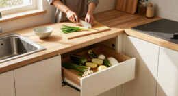 This Petite Japandi Kitchen Is A Masterclass In How To Balance Style And Function In A Tiny Space